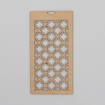 Laser-Cut Interchangeable Lantern Panels - Honeycomb, Kumiko Shippo, Bishamon-Kikkou, Tree of Life Celtic Knot Designs